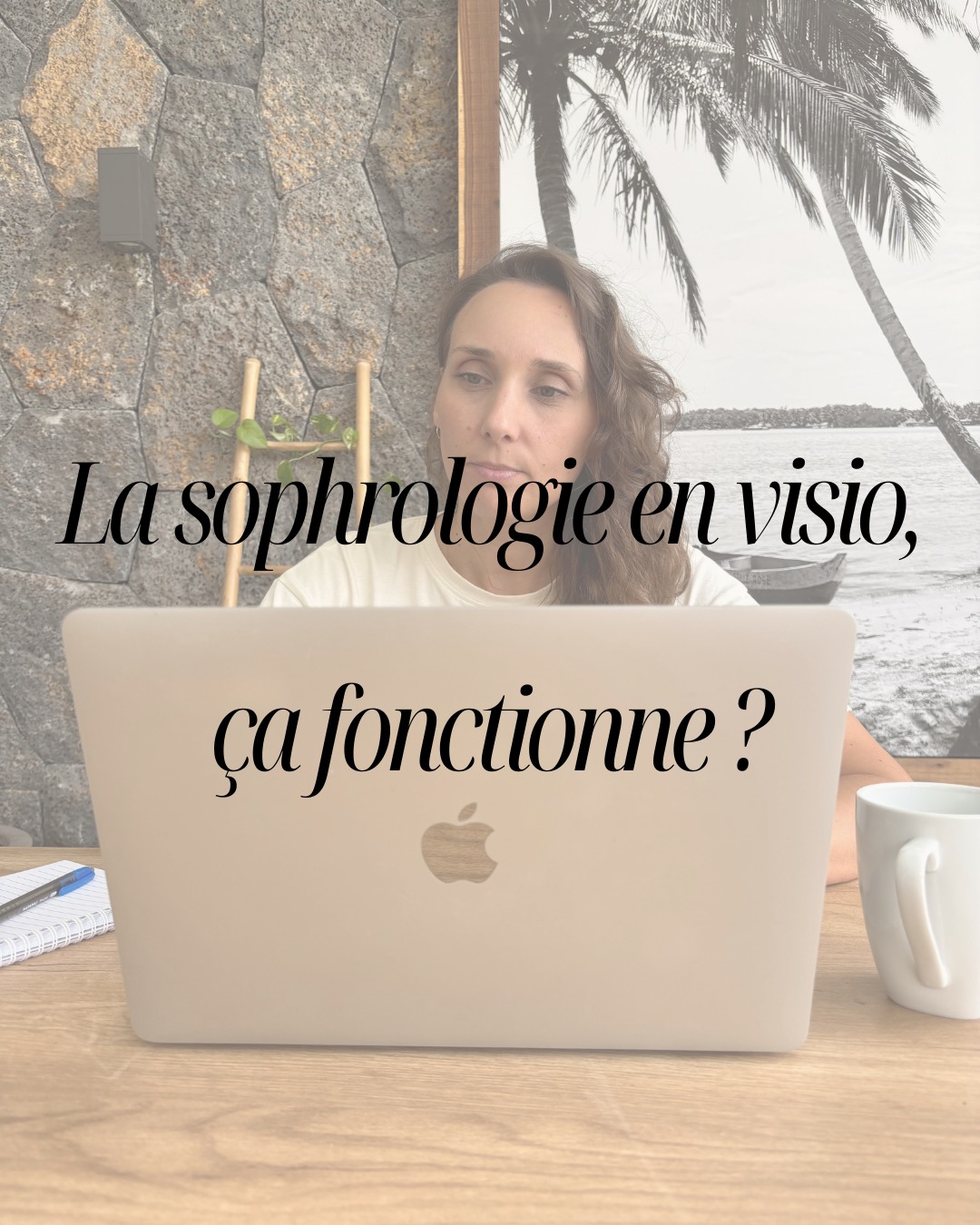 Lena Pronost, sophrologue sp&eacute;cialis&eacute;e en p&eacute;rinatalit&eacute;, en s&eacute;ance visio